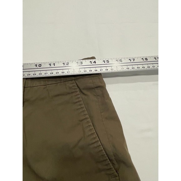 Marc by Marc Jacobs Mens Shorts Size 28 Olive Green Twill Flat Front 8" Inseam - Picture 8 of 12